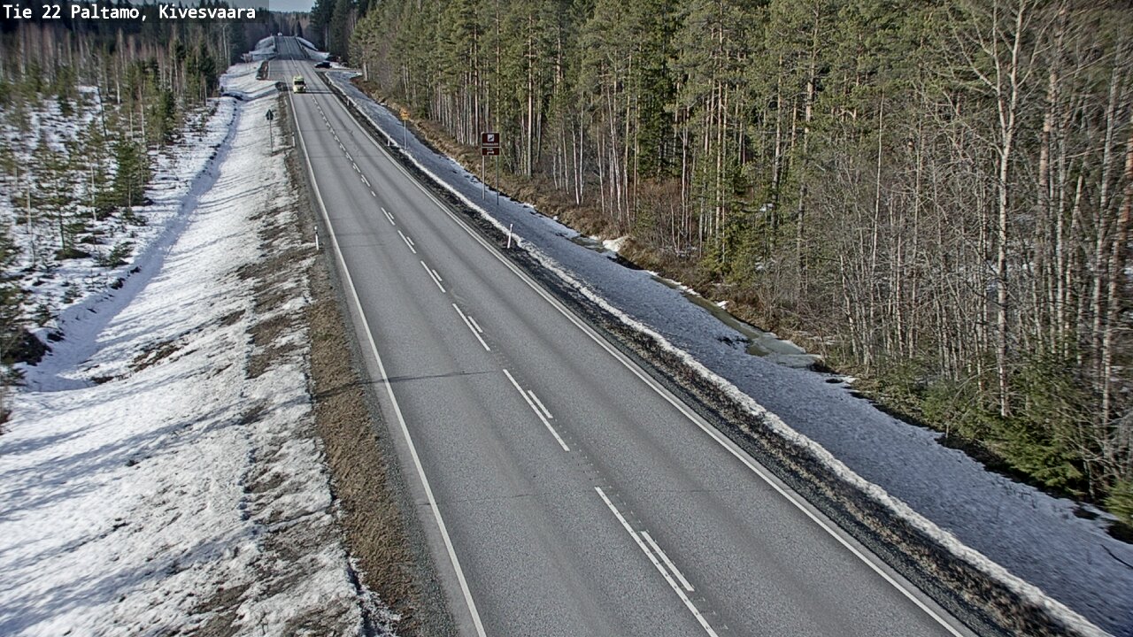 Weather Camera Image Road 22 Paltamo, Kivesvaara, Paltamo, Kainuu