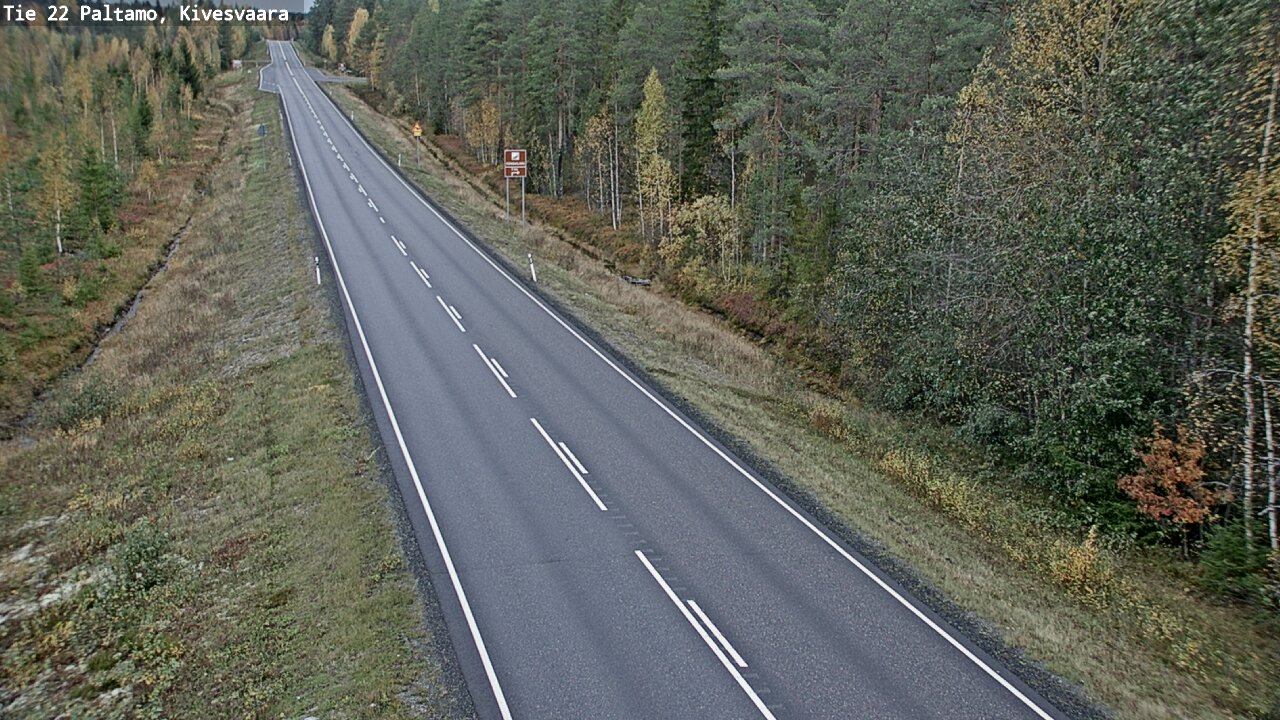 Weather Camera Image Road 22 Paltamo, Kivesvaara, Paltamo, Kainuu
