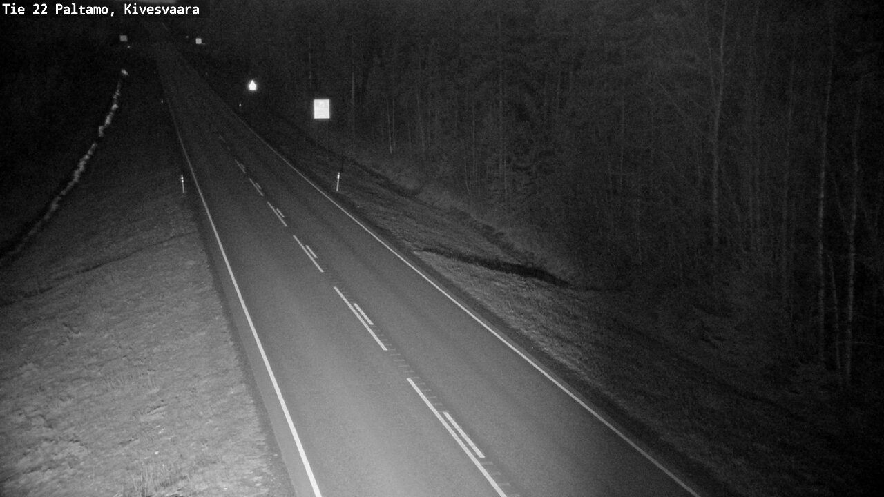 Weather Camera Image Road 22 Paltamo, Kivesvaara, Paltamo, Kainuu