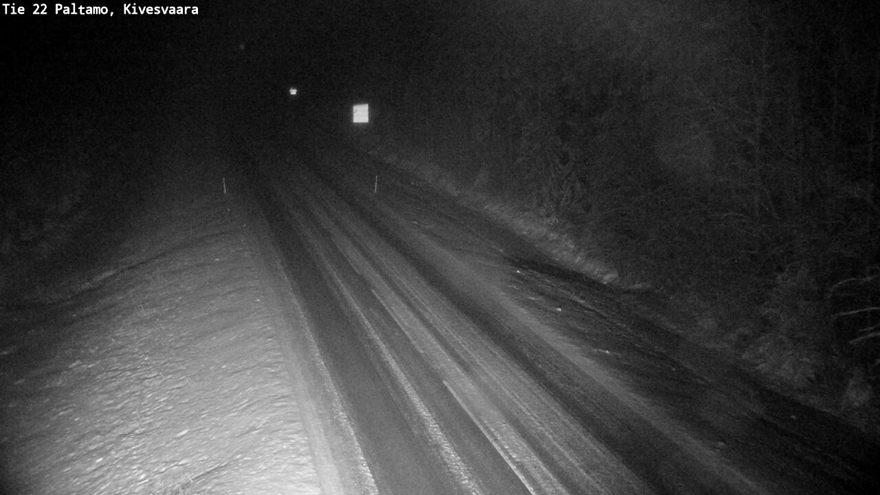 Weather Camera Image Väg 22 Paltamo, Kivesvaara, Paltamo, Kainuu