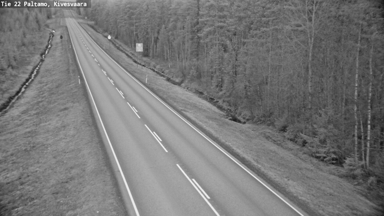 Weather Camera Image Road 22 Paltamo, Kivesvaara, Paltamo, Kainuu