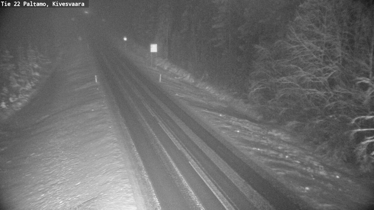Weather Camera Image Väg 22 Paltamo, Kivesvaara, Paltamo, Kainuu