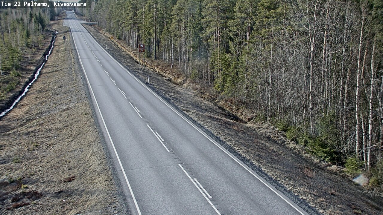 Weather Camera Image Road 22 Paltamo, Kivesvaara, Paltamo, Kainuu