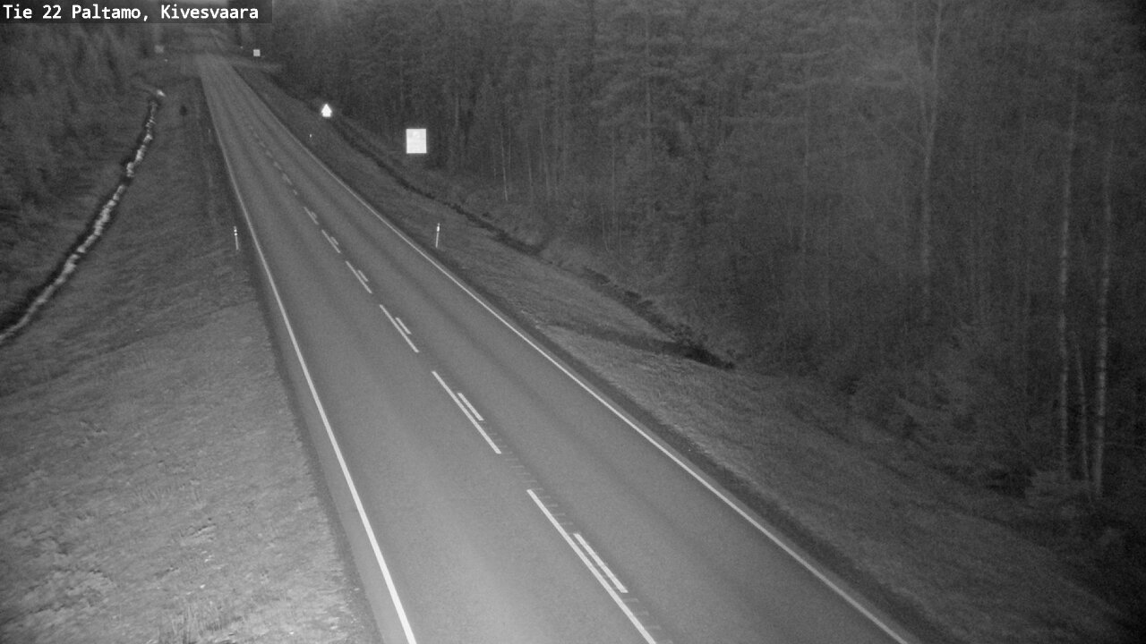 Weather Camera Image Road 22 Paltamo, Kivesvaara, Paltamo, Kainuu