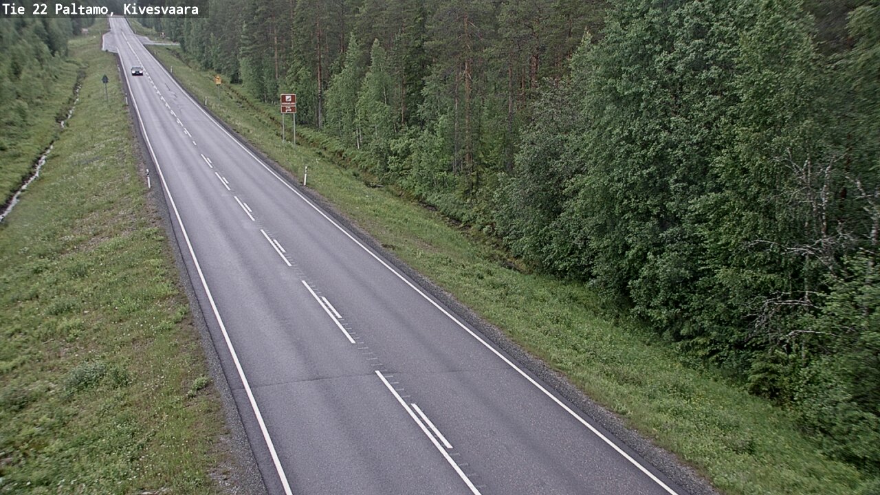 Kelikamerat Kuva Tie 22 Paltamo, Kivesvaara, Paltamo, Kainuu