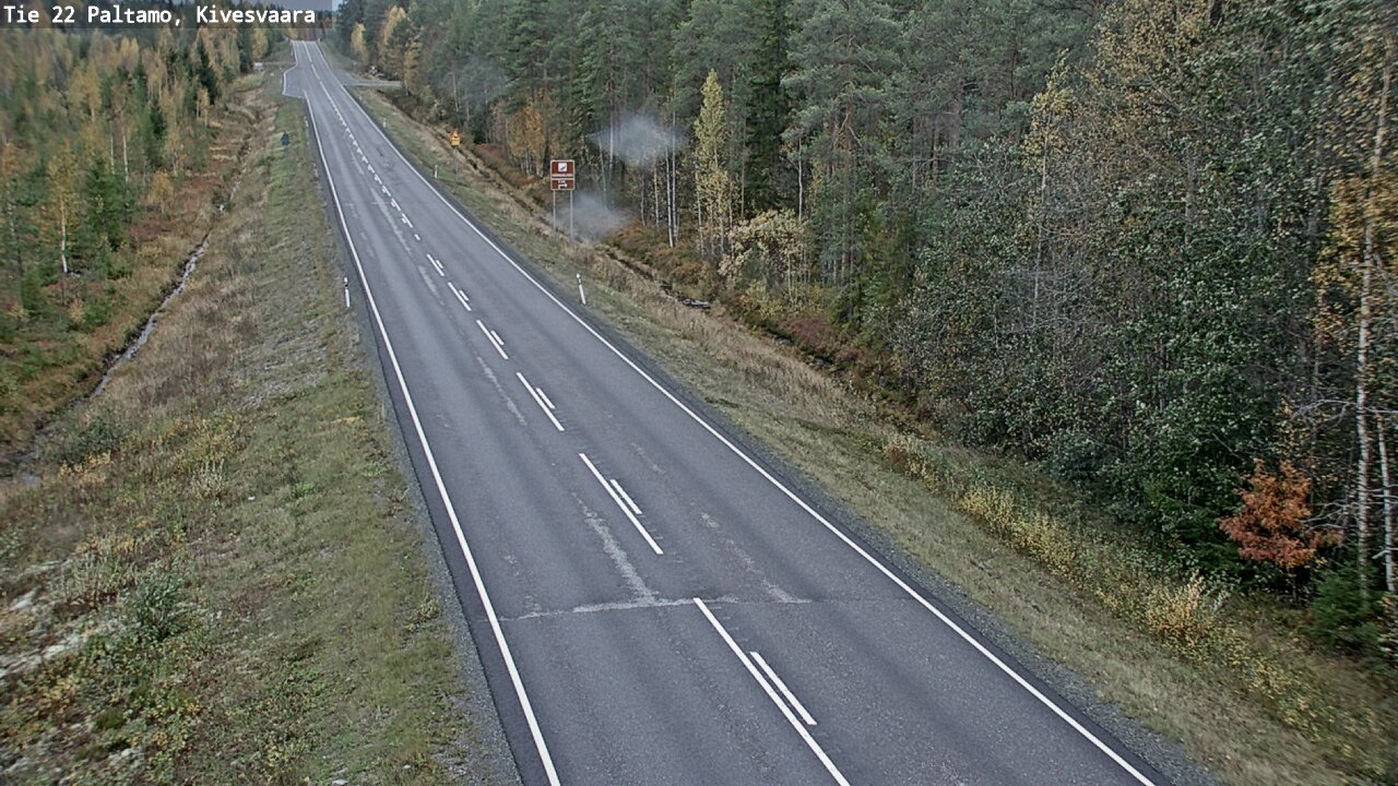 Weather Camera Image Road 22 Paltamo, Kivesvaara, Paltamo, Kainuu