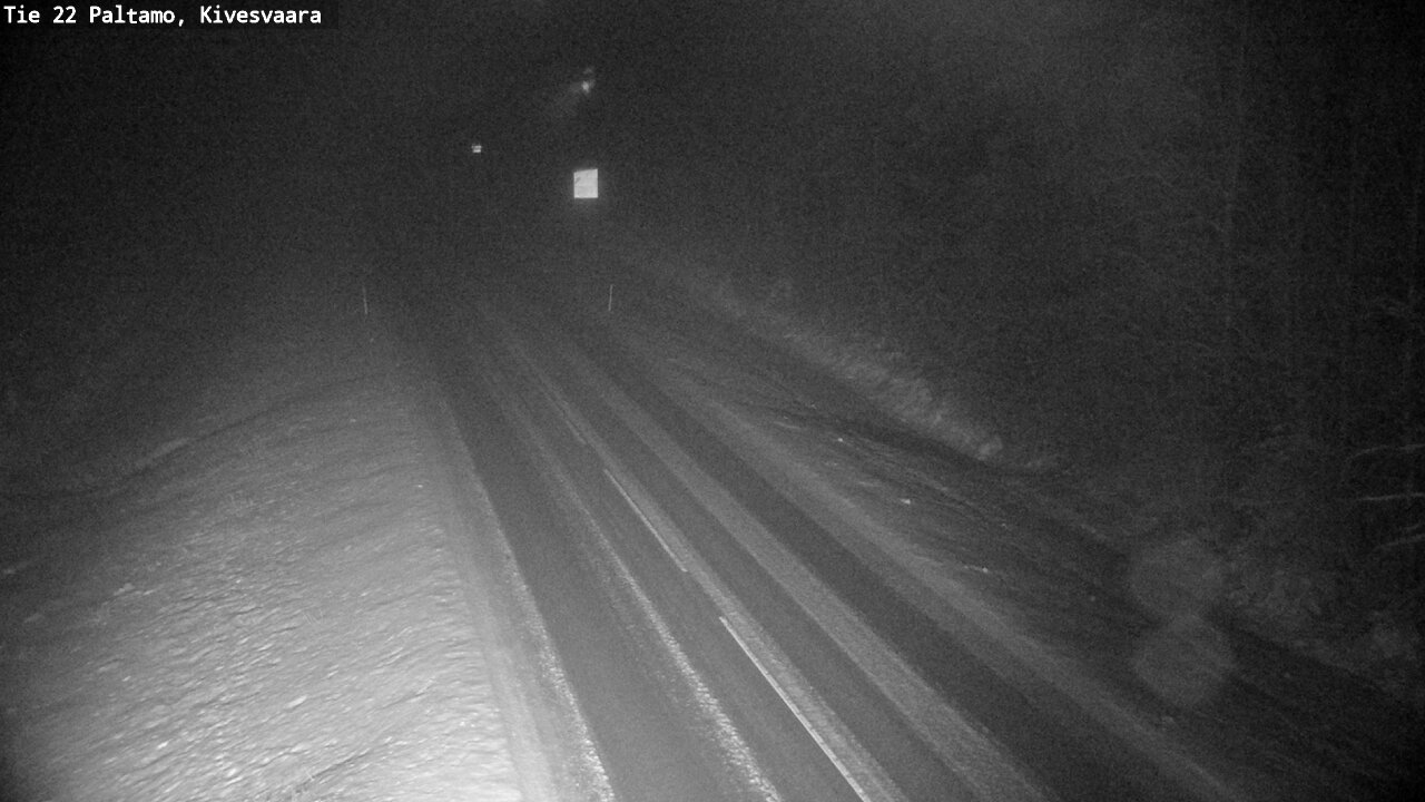 Weather Camera Image Väg 22 Paltamo, Kivesvaara, Paltamo, Kainuu