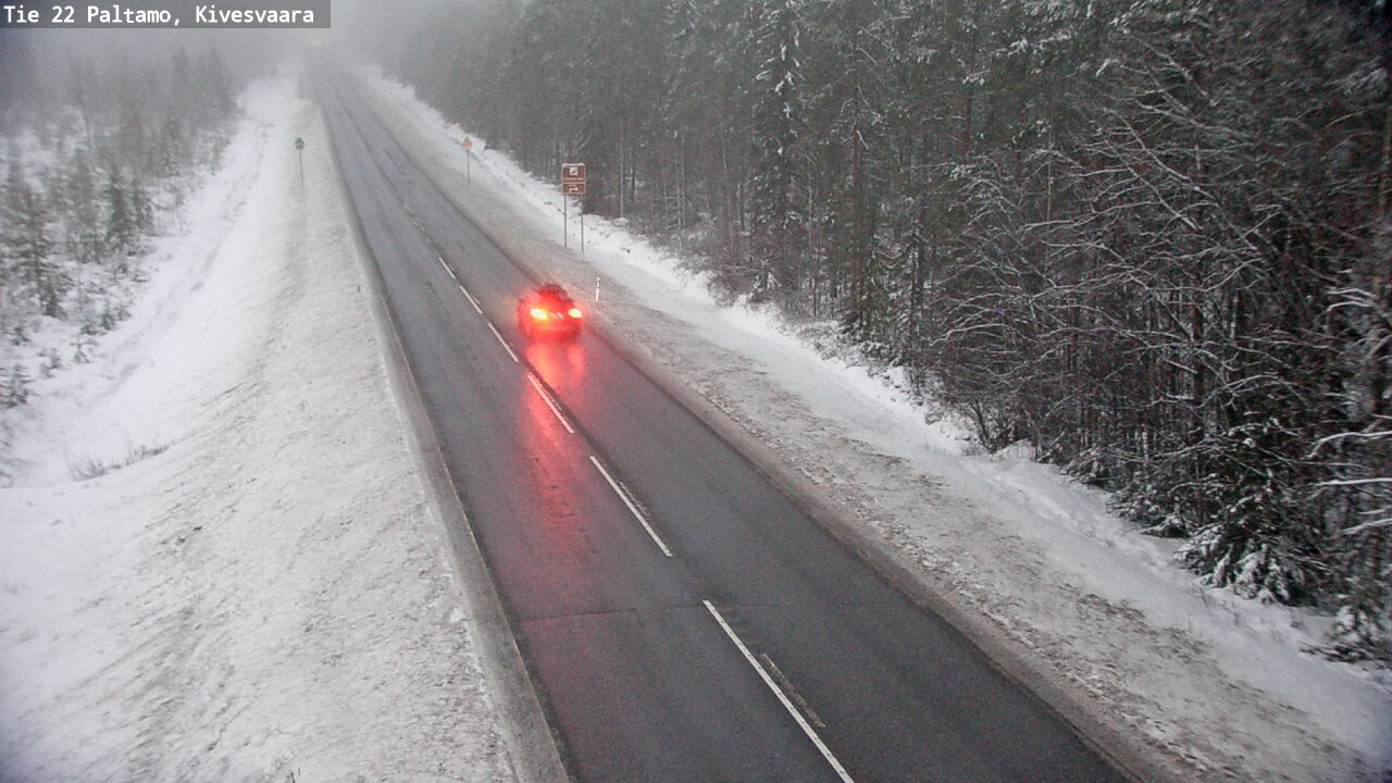 Weather Camera Image Road 22 Paltamo, Kivesvaara, Paltamo, Kainuu