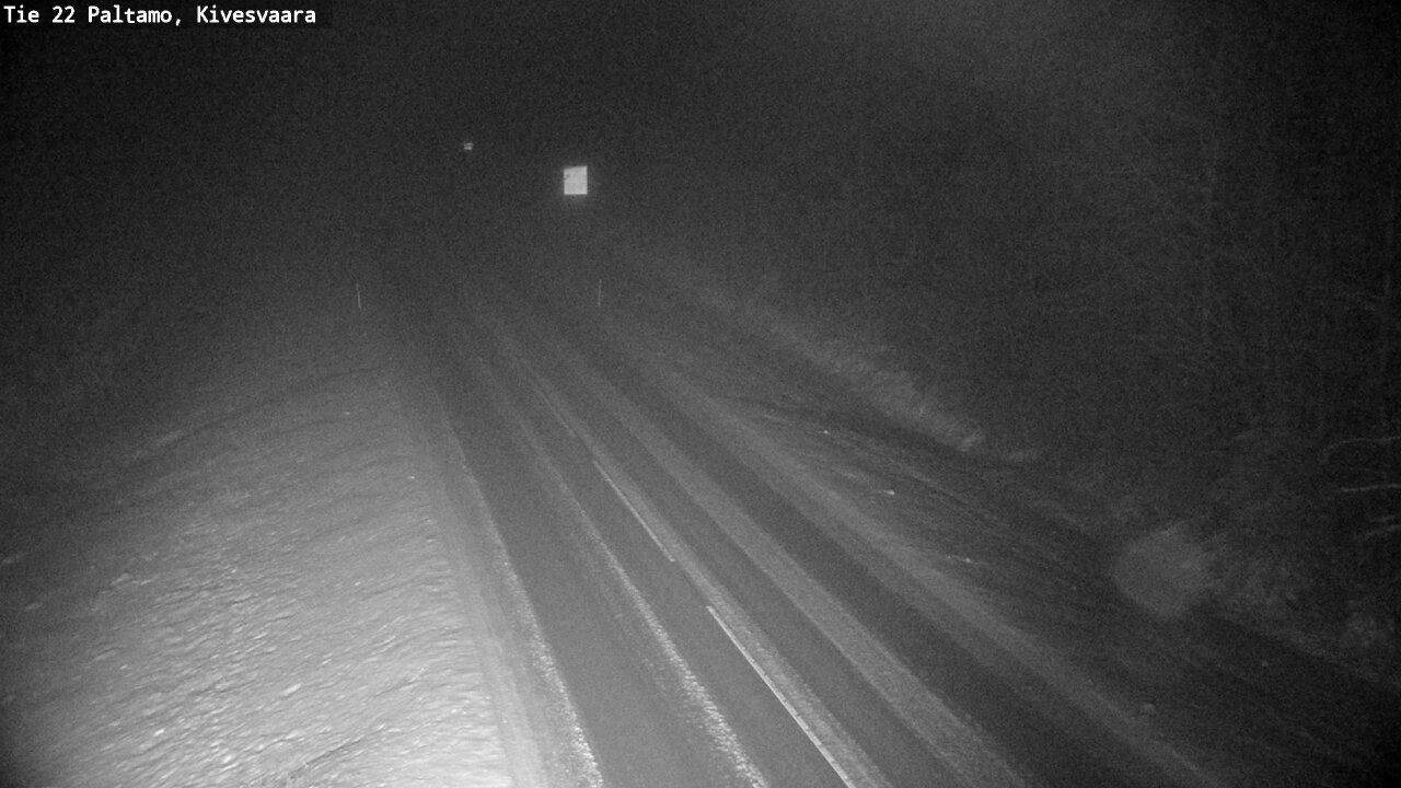 Weather Camera Image Väg 22 Paltamo, Kivesvaara, Paltamo, Kainuu