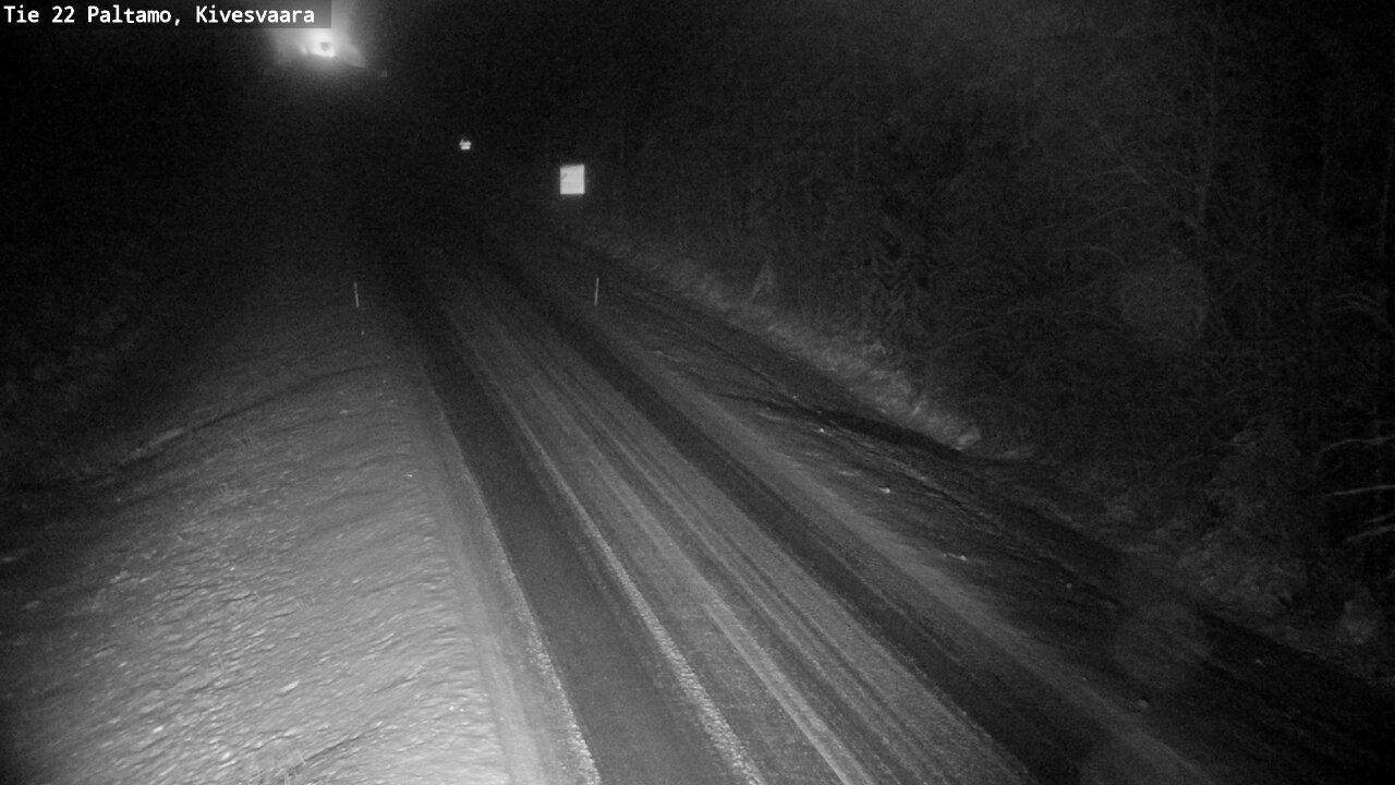 Weather Camera Image Väg 22 Paltamo, Kivesvaara, Paltamo, Kainuu