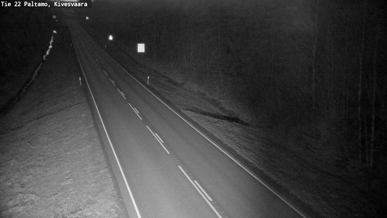 Weather Camera Image Road 22 Paltamo, Kivesvaara, Paltamo, Kainuu