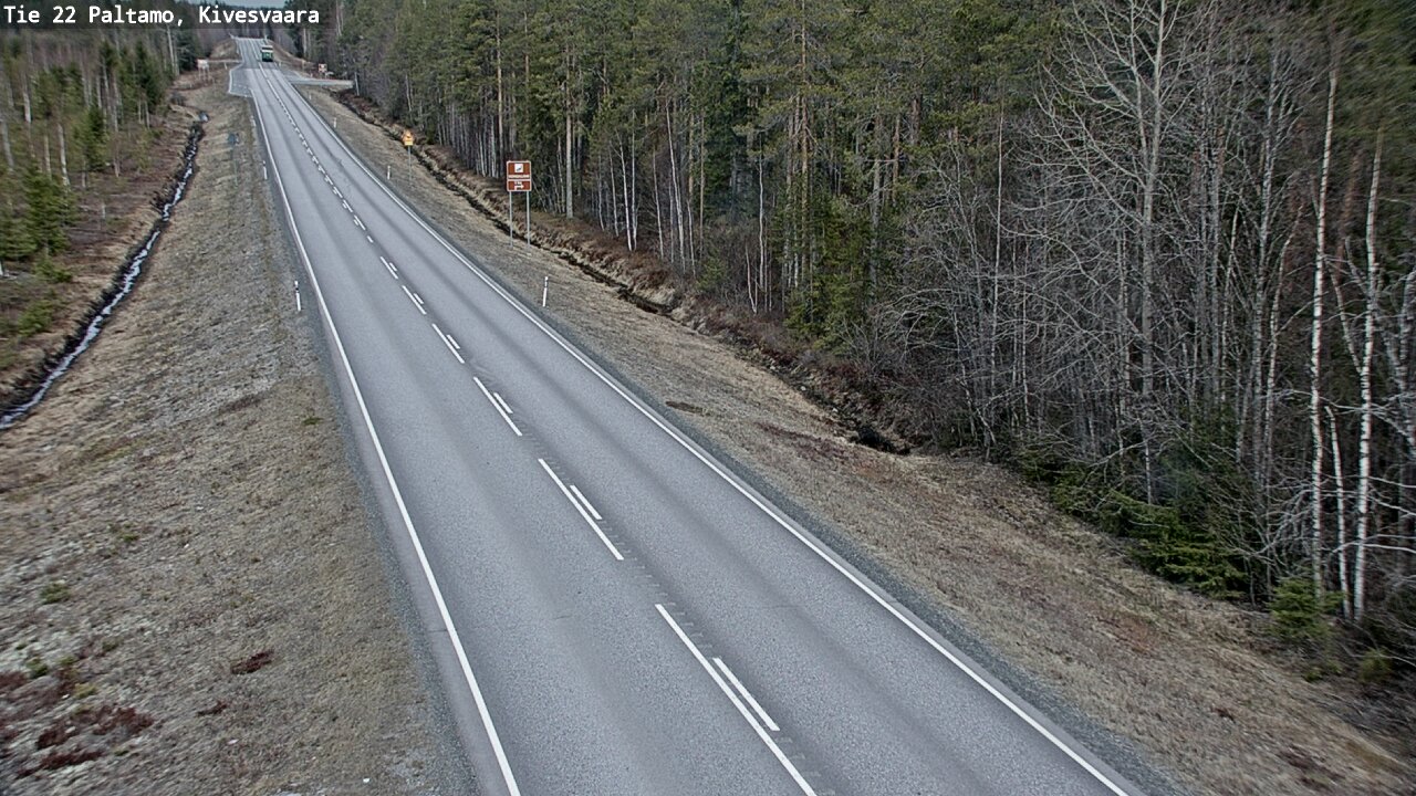 Weather Camera Image Road 22 Paltamo, Kivesvaara, Paltamo, Kainuu