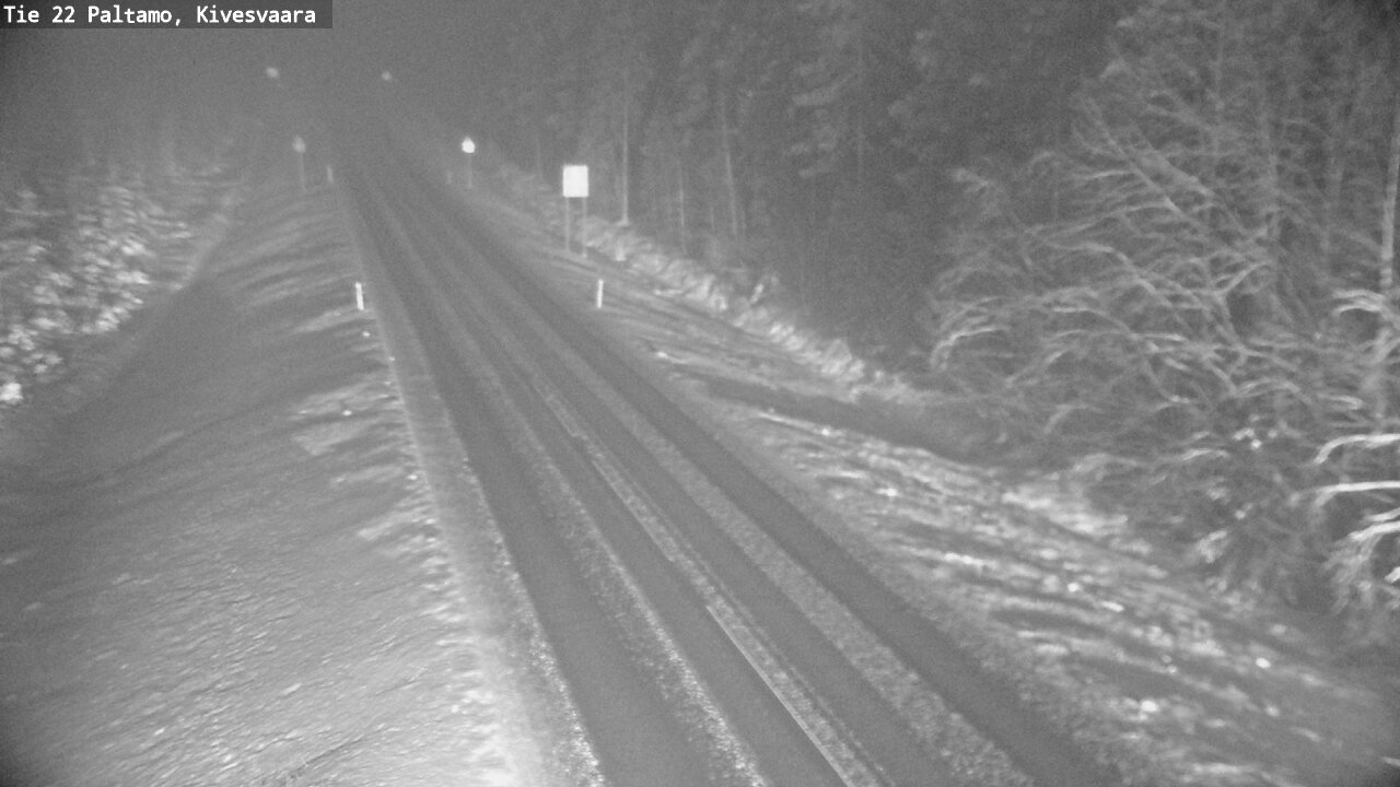 Weather Camera Image Väg 22 Paltamo, Kivesvaara, Paltamo, Kainuu