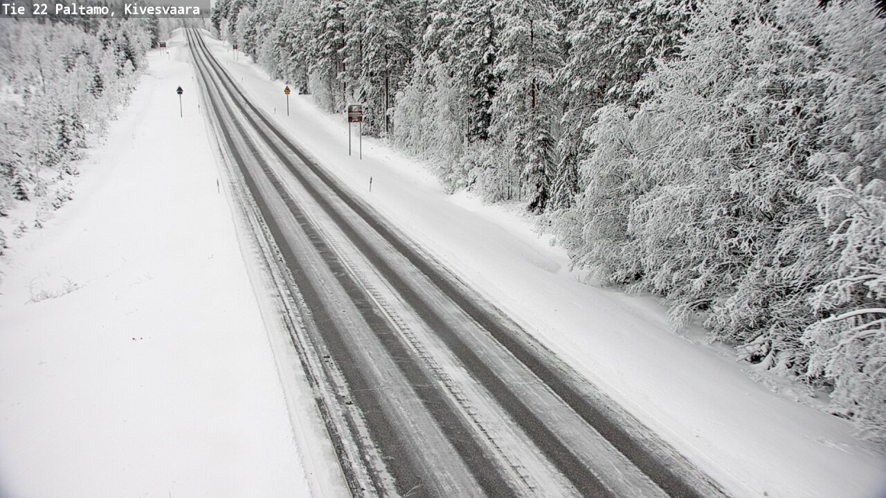 Weather Camera Image Road 22 Paltamo, Kivesvaara, Paltamo, Kainuu