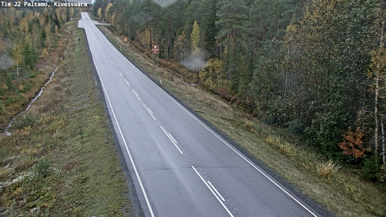 Weather Camera Image Road 22 Paltamo, Kivesvaara, Paltamo, Kainuu