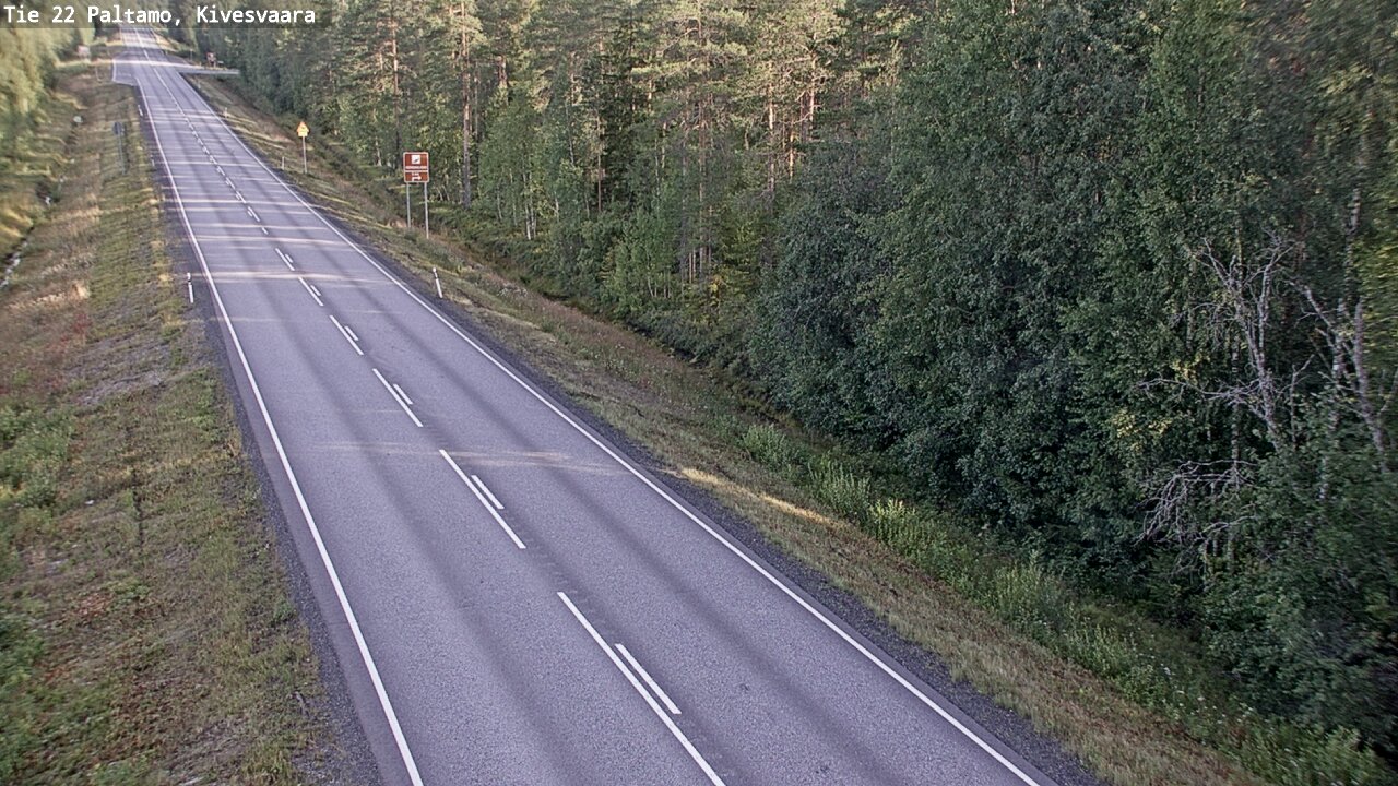 Weather Camera Image Road 22 Paltamo, Kivesvaara, Paltamo, Kainuu