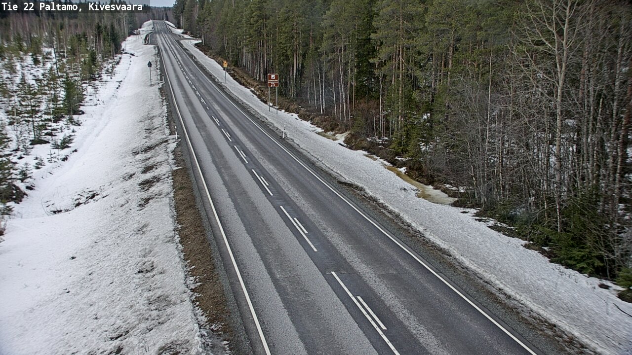Kelikamerat Kuva Tie 22 Paltamo, Kivesvaara, Paltamo, Kainuu
