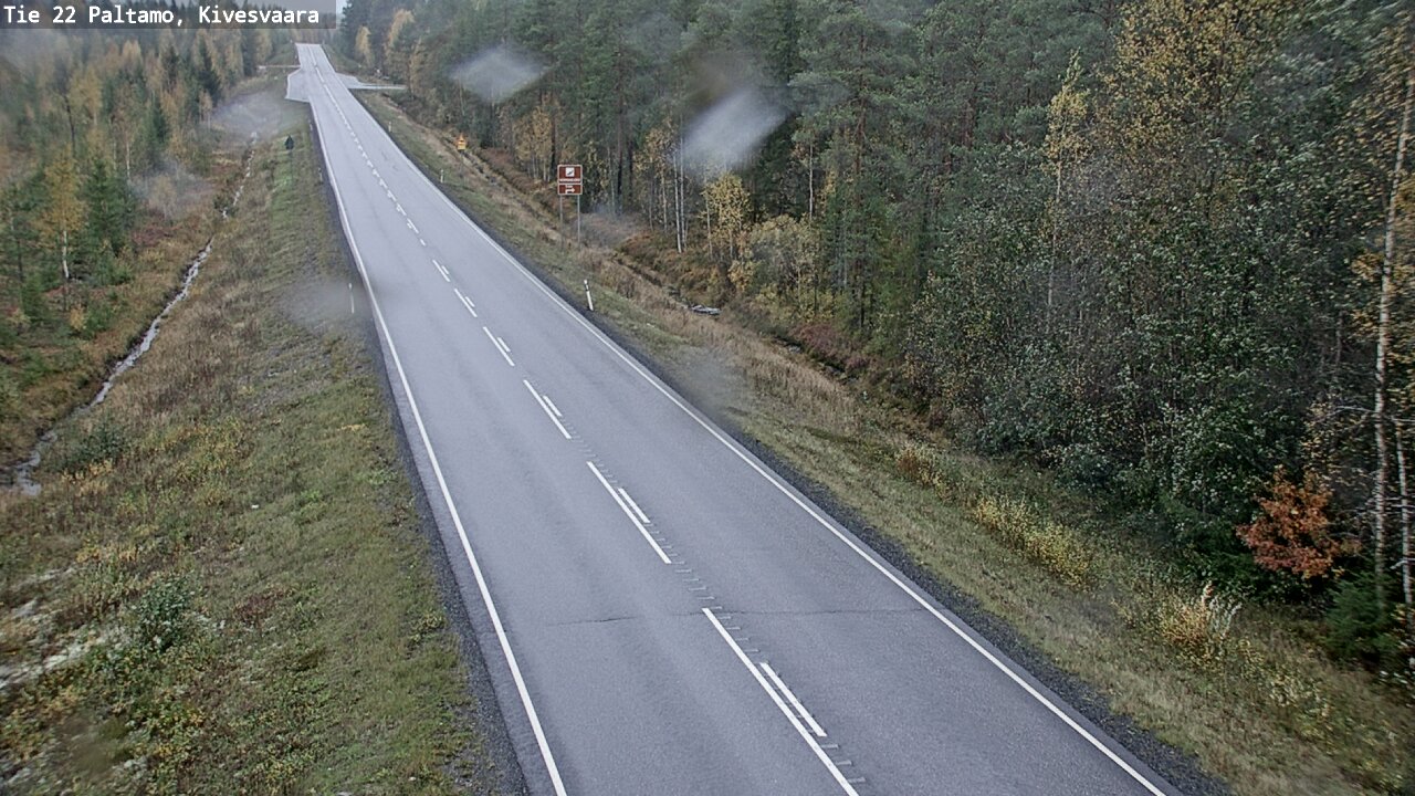 Weather Camera Image Road 22 Paltamo, Kivesvaara, Paltamo, Kainuu