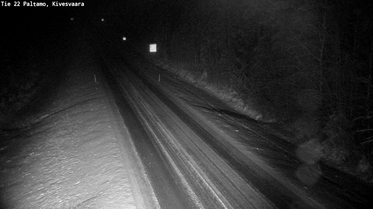 Weather Camera Image Väg 22 Paltamo, Kivesvaara, Paltamo, Kainuu