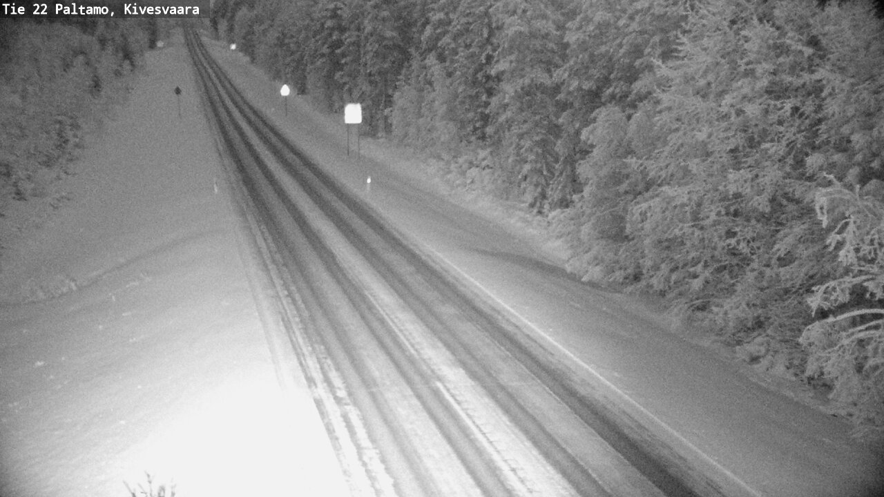 Weather Camera Image Road 22 Paltamo, Kivesvaara, Paltamo, Kainuu