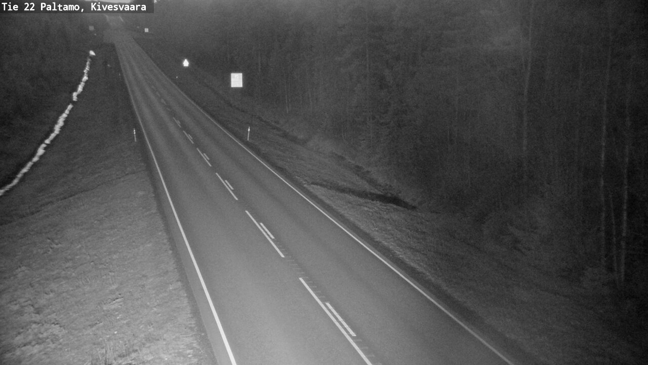 Weather Camera Image Road 22 Paltamo, Kivesvaara, Paltamo, Kainuu
