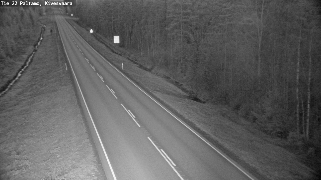 Weather Camera Image Road 22 Paltamo, Kivesvaara, Paltamo, Kainuu