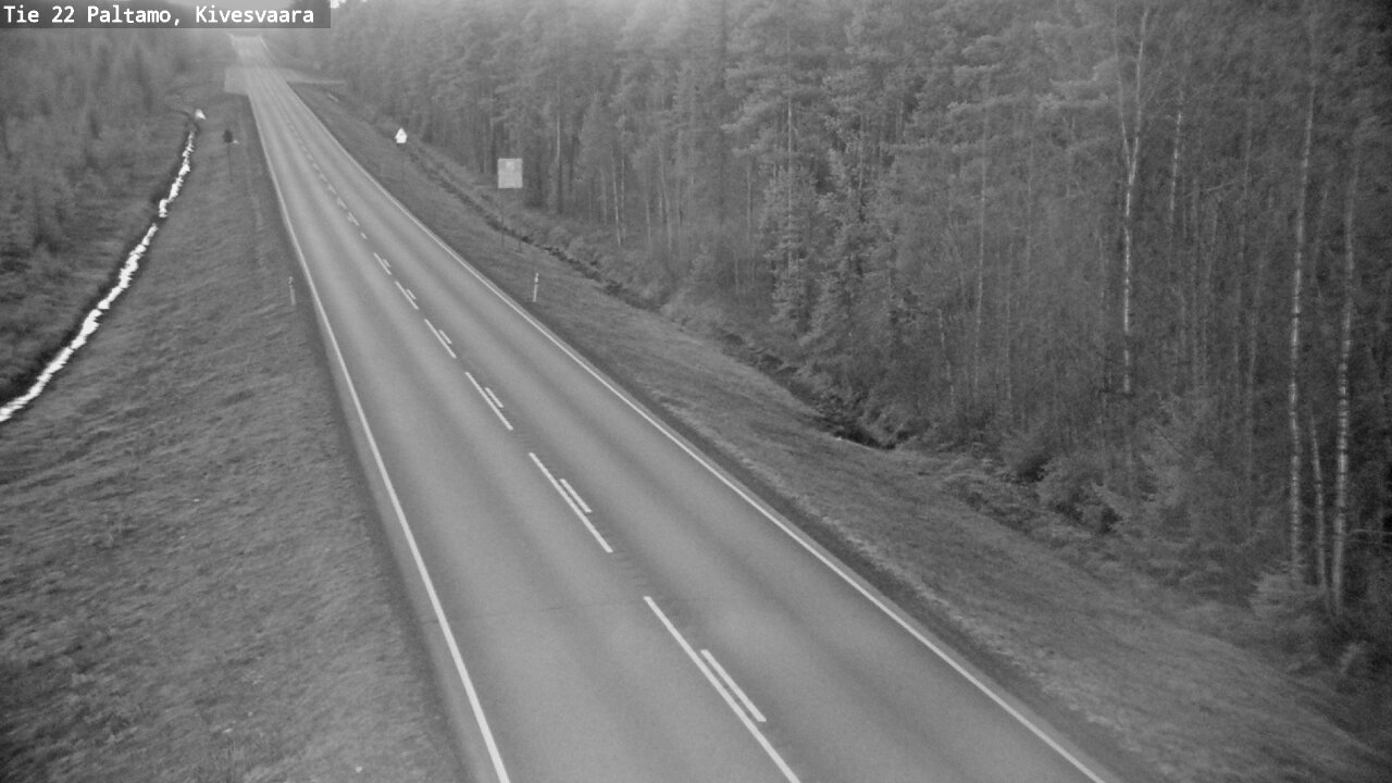 Weather Camera Image Road 22 Paltamo, Kivesvaara, Paltamo, Kainuu