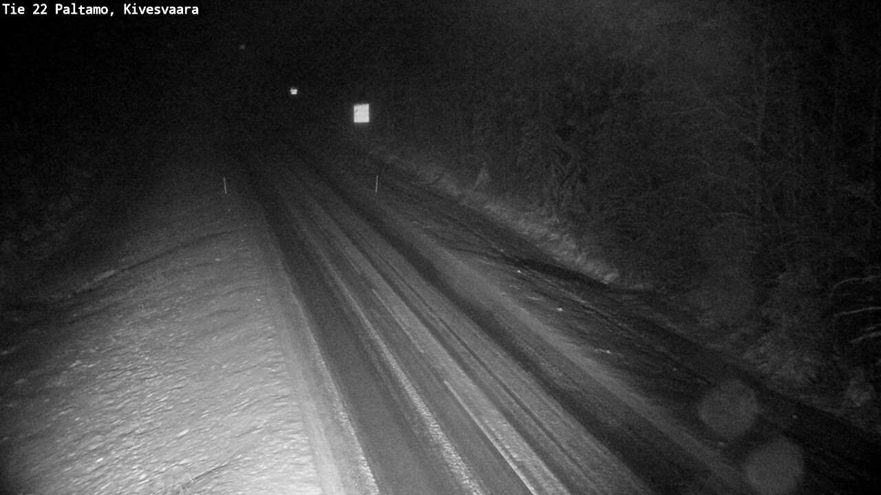 Weather Camera Image Väg 22 Paltamo, Kivesvaara, Paltamo, Kainuu