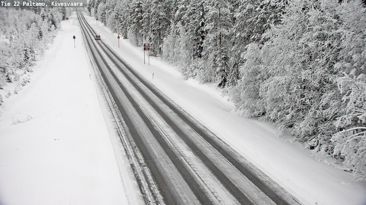 Weather Camera Image Road 22 Paltamo, Kivesvaara, Paltamo, Kainuu