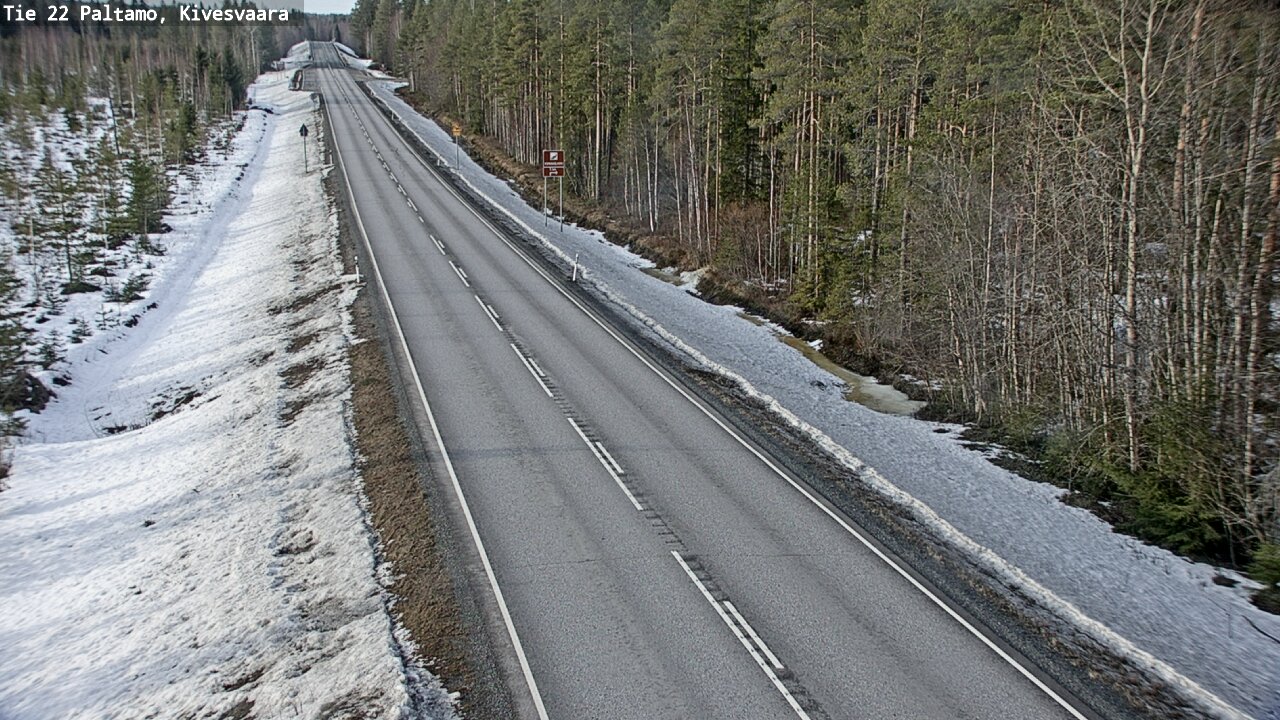 Kelikamerat Kuva Tie 22 Paltamo, Kivesvaara, Paltamo, Kainuu