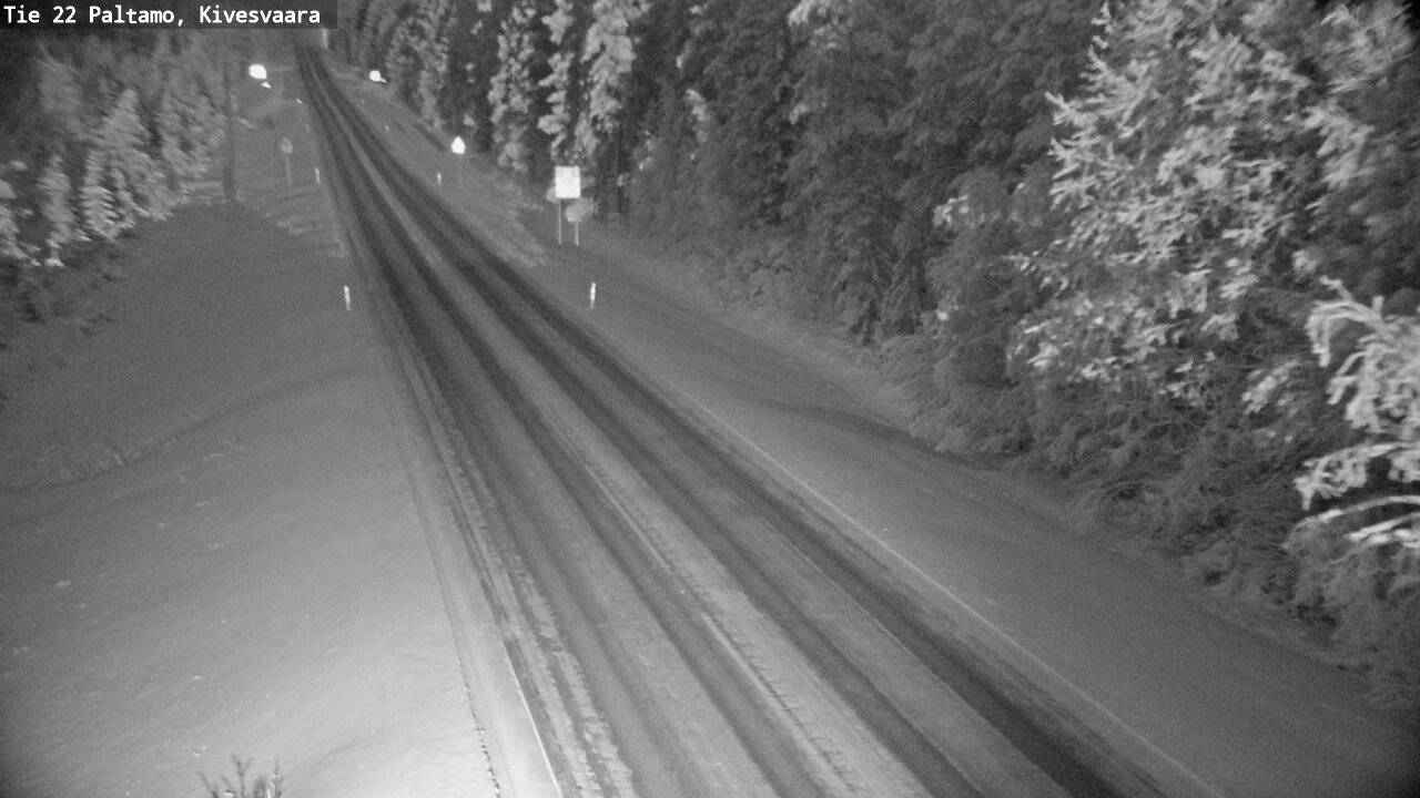 Weather Camera Image Road 22 Paltamo, Kivesvaara, Paltamo, Kainuu