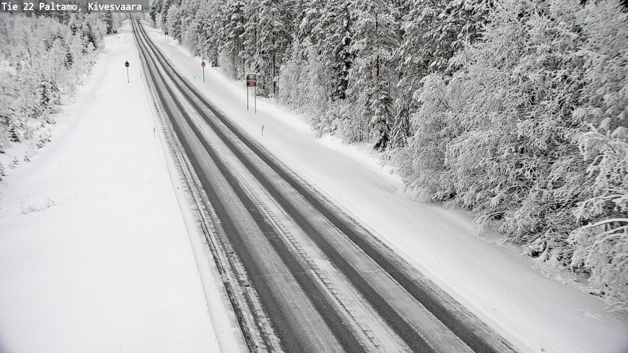 Weather Camera Image Road 22 Paltamo, Kivesvaara, Paltamo, Kainuu