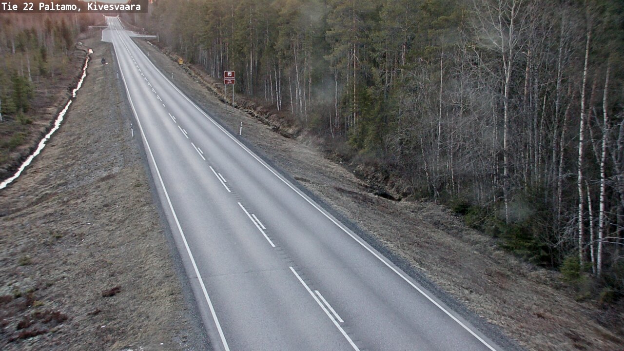 Weather Camera Image Road 22 Paltamo, Kivesvaara, Paltamo, Kainuu
