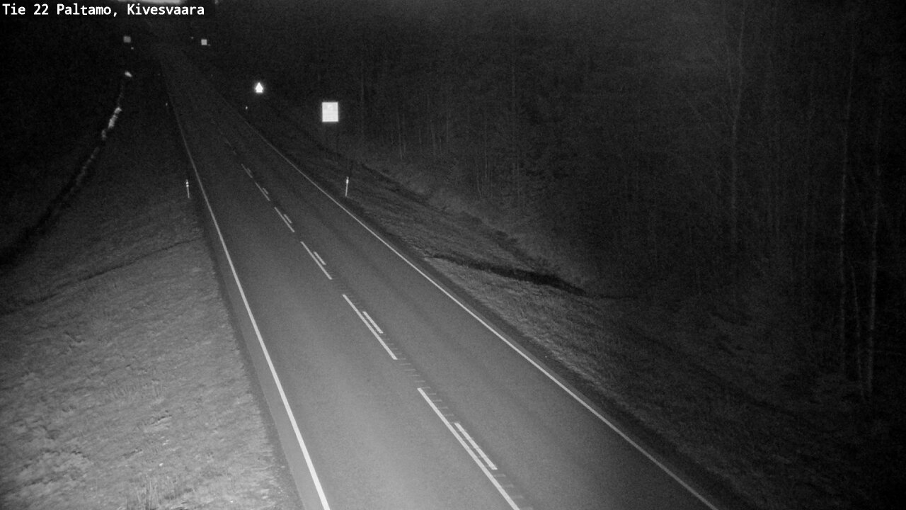 Weather Camera Image Road 22 Paltamo, Kivesvaara, Paltamo, Kainuu