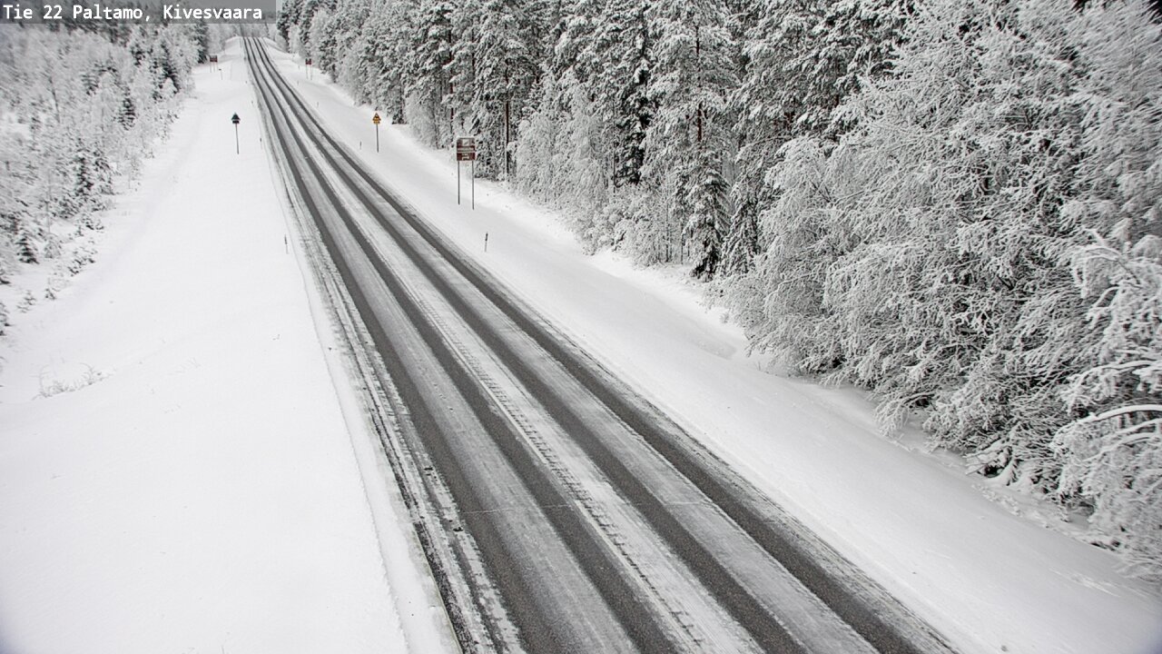 Weather Camera Image Road 22 Paltamo, Kivesvaara, Paltamo, Kainuu