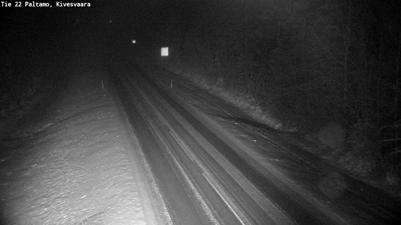 Weather Camera Image Väg 22 Paltamo, Kivesvaara, Paltamo, Kainuu