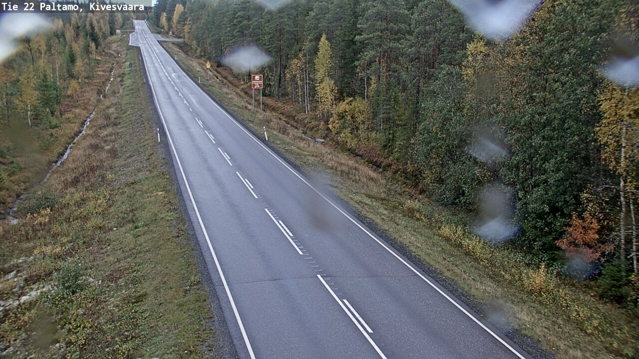 Weather Camera Image Road 22 Paltamo, Kivesvaara, Paltamo, Kainuu