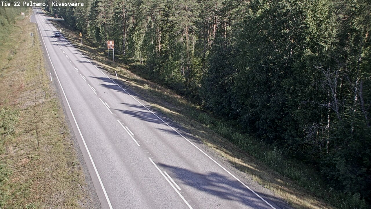 Weather Camera Image Väg 22 Paltamo, Kivesvaara, Paltamo, Kainuu