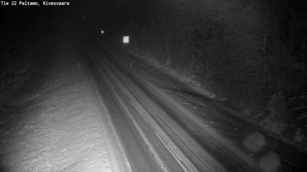 Weather Camera Image Väg 22 Paltamo, Kivesvaara, Paltamo, Kainuu