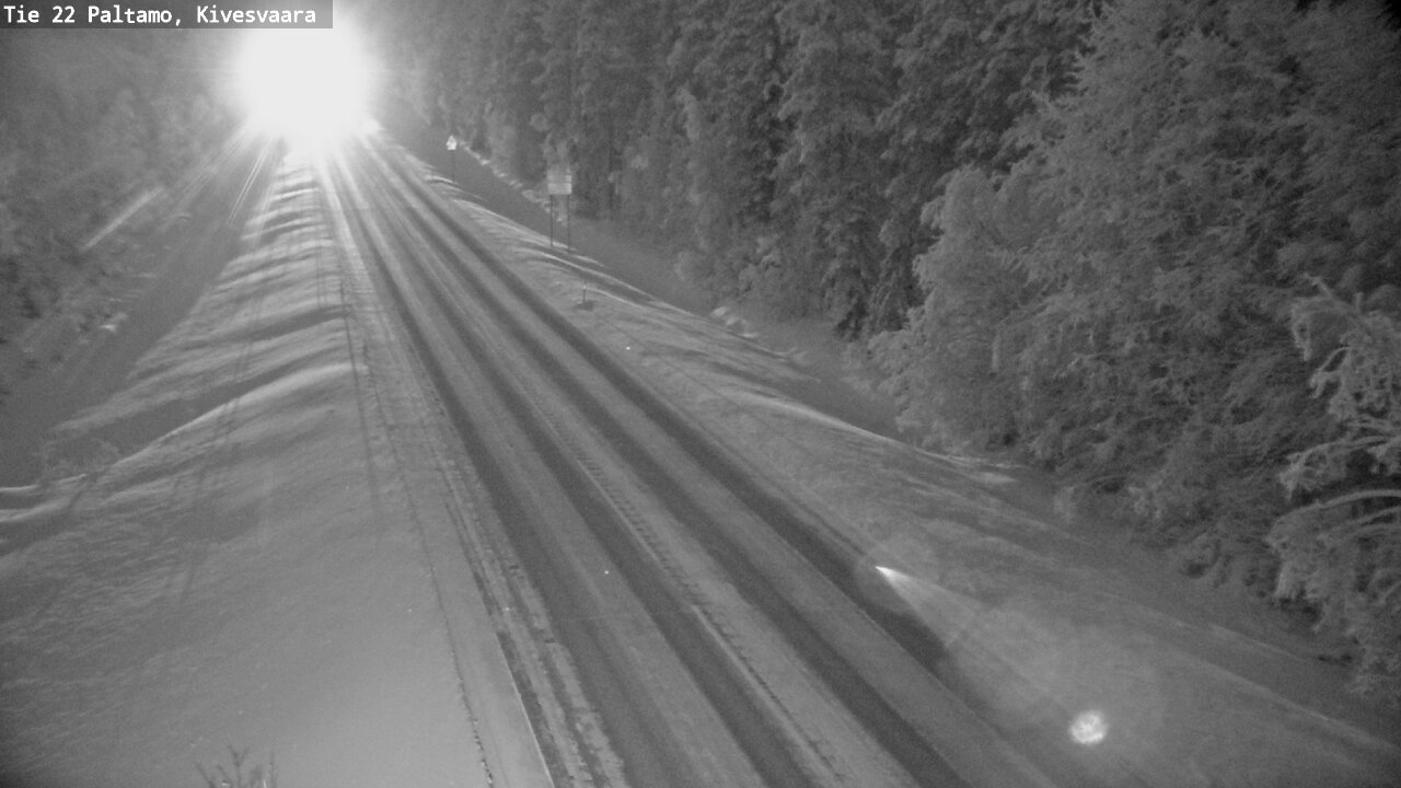 Weather Camera Image Road 22 Paltamo, Kivesvaara, Paltamo, Kainuu