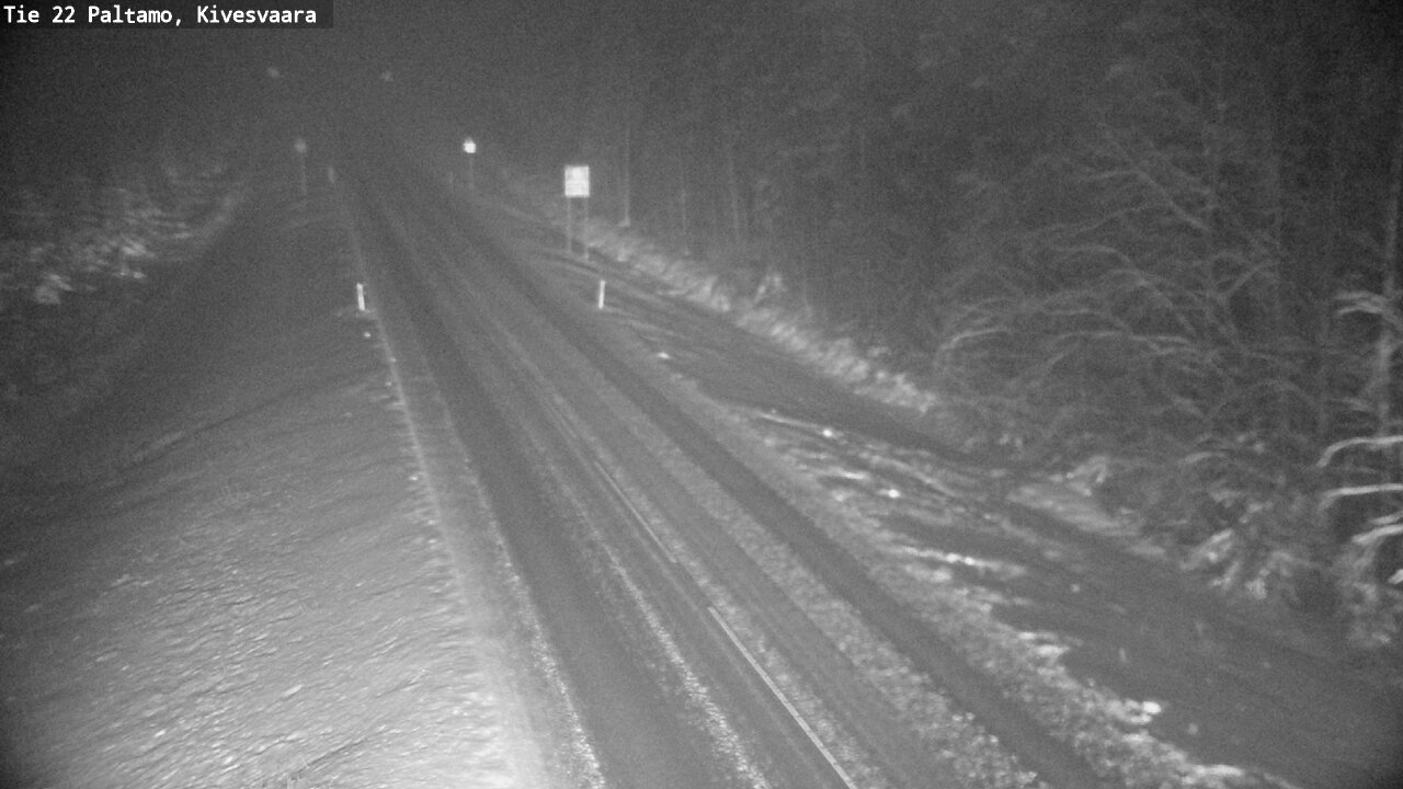 Weather Camera Image Väg 22 Paltamo, Kivesvaara, Paltamo, Kainuu