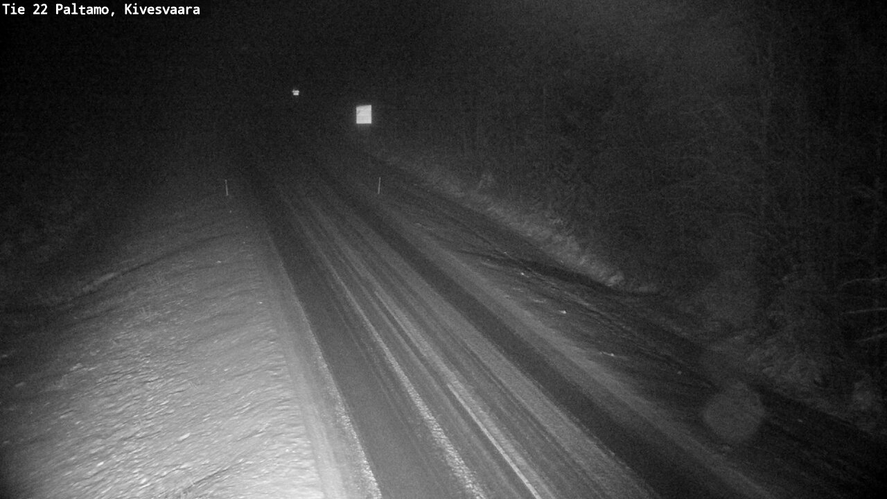 Weather Camera Image Väg 22 Paltamo, Kivesvaara, Paltamo, Kainuu