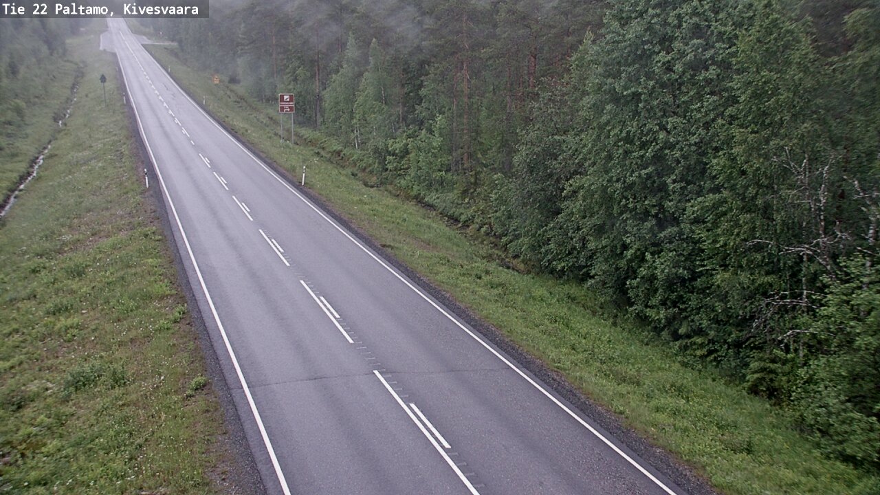 Kelikamerat Kuva Tie 22 Paltamo, Kivesvaara, Paltamo, Kainuu
