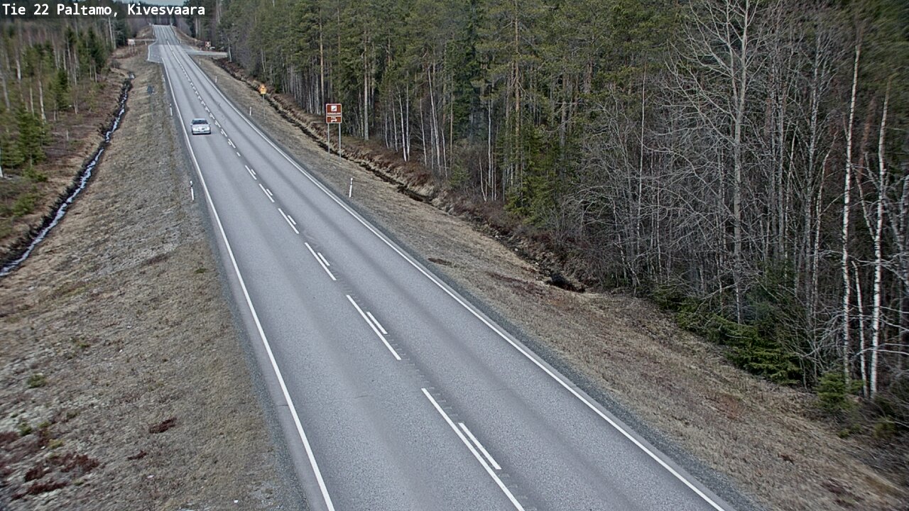 Weather Camera Image Road 22 Paltamo, Kivesvaara, Paltamo, Kainuu