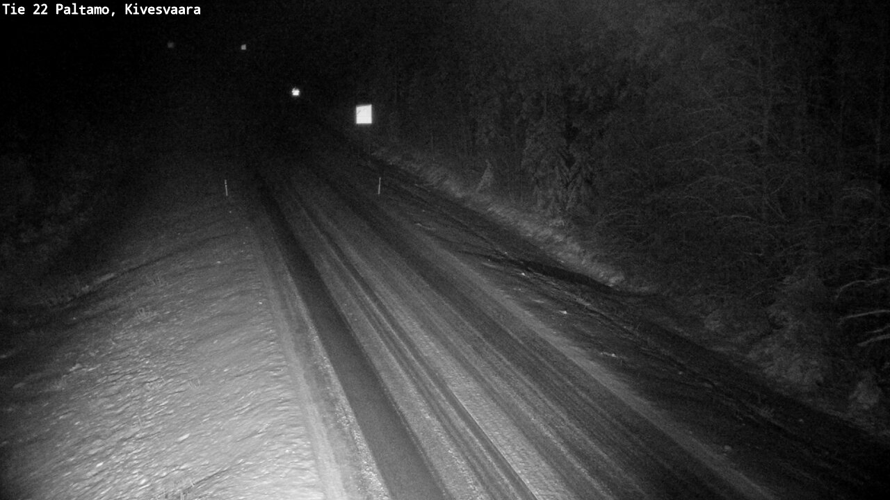 Weather Camera Image Väg 22 Paltamo, Kivesvaara, Paltamo, Kainuu