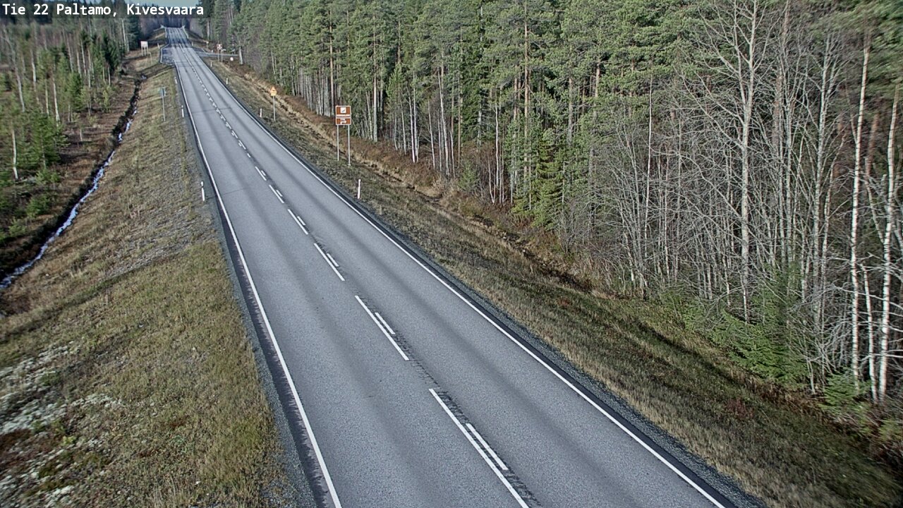 Kelikamerat Kuva Tie 22 Paltamo, Kivesvaara, Paltamo, Kainuu