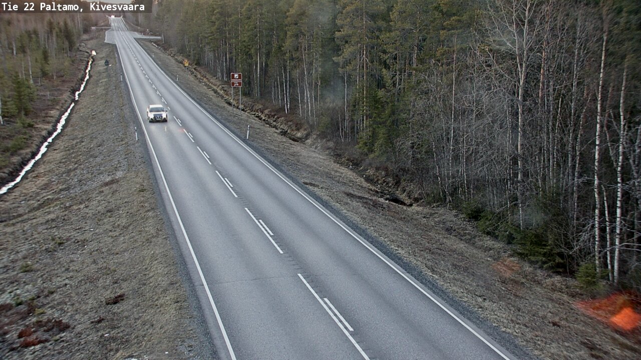 Weather Camera Image Road 22 Paltamo, Kivesvaara, Paltamo, Kainuu