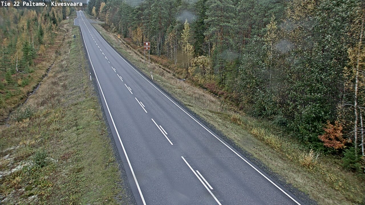 Weather Camera Image Road 22 Paltamo, Kivesvaara, Paltamo, Kainuu