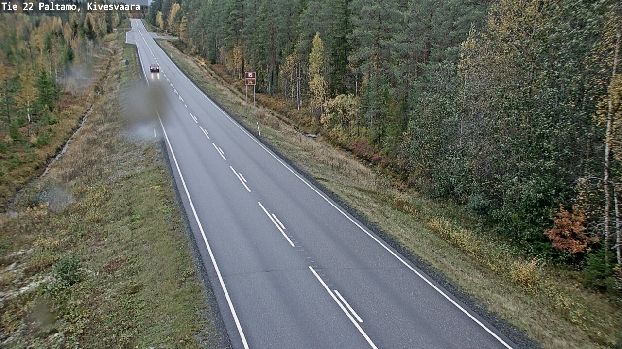 Weather Camera Image Road 22 Paltamo, Kivesvaara, Paltamo, Kainuu