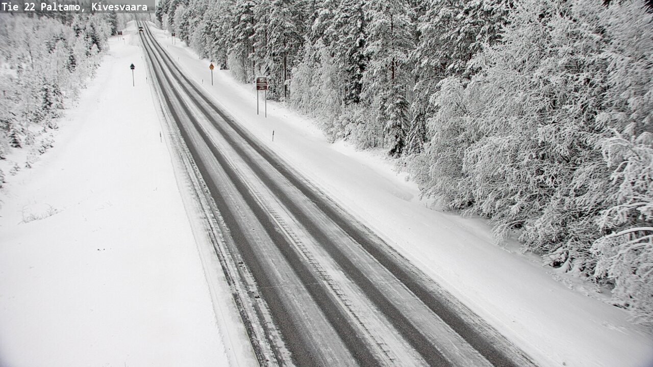 Weather Camera Image Road 22 Paltamo, Kivesvaara, Paltamo, Kainuu